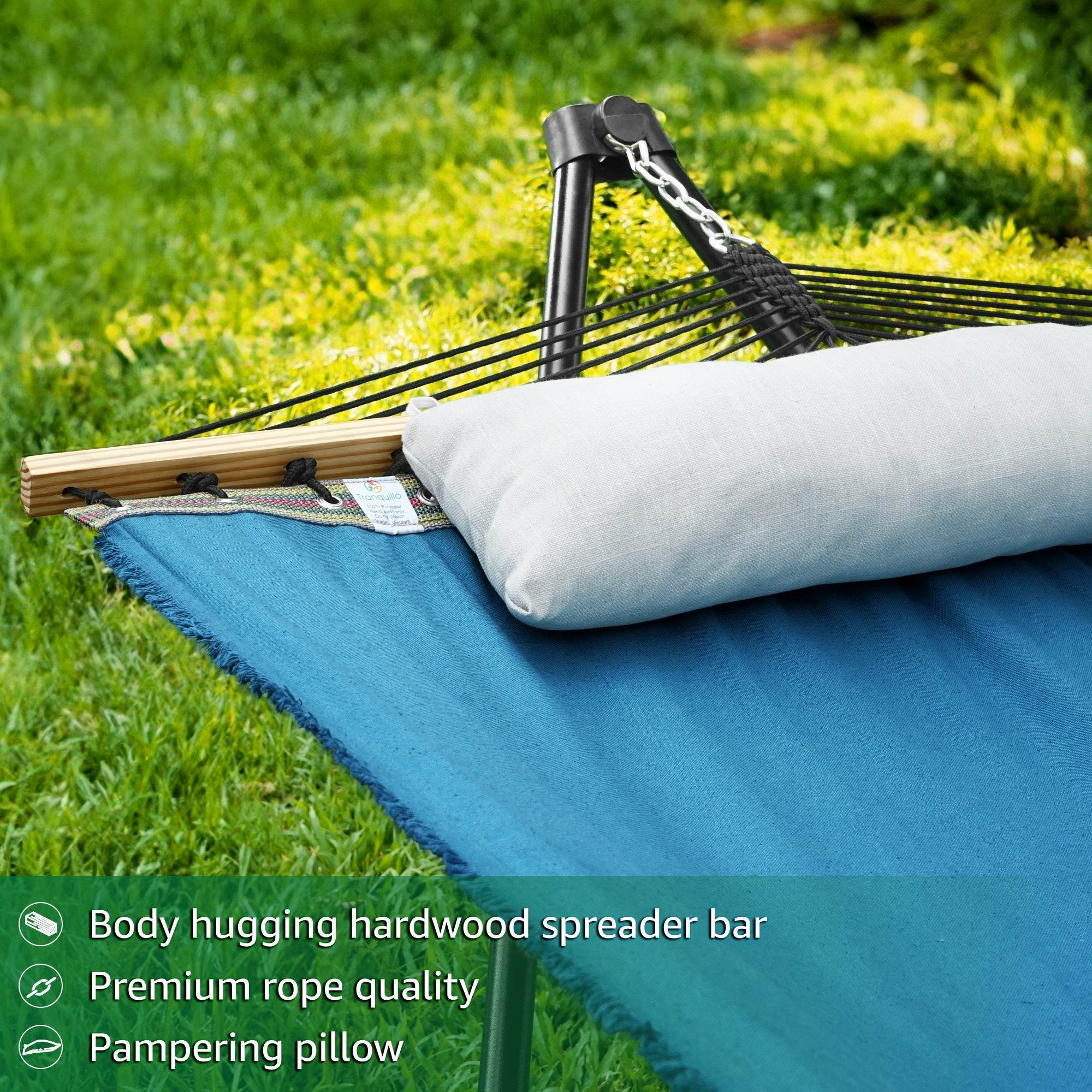 Tranquillo Unity Canvas Hammock Stand - www.Shopthatapp.com