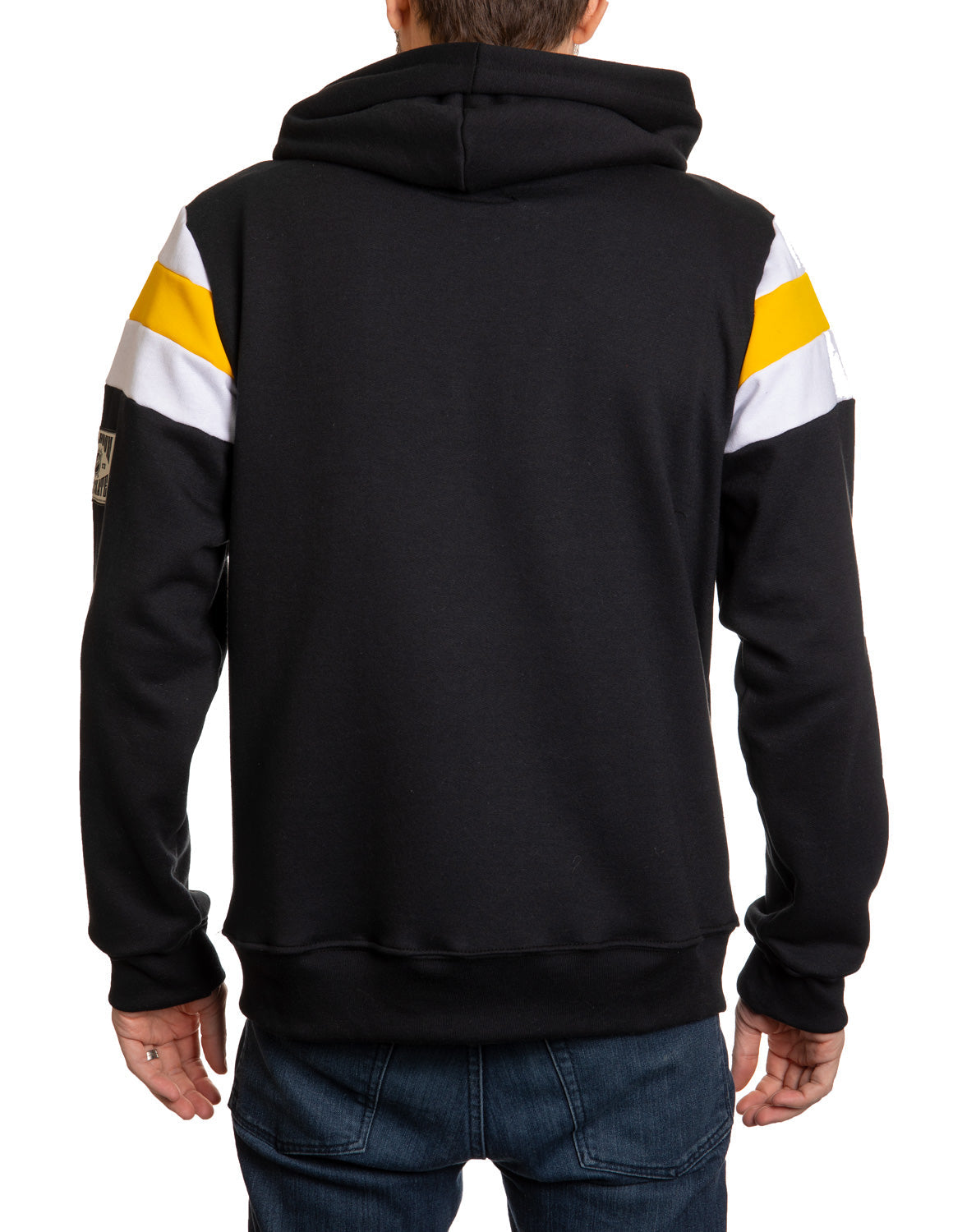 Boston Bruins Varsity Retro Style Hoodie - www.Shopthatapp.com