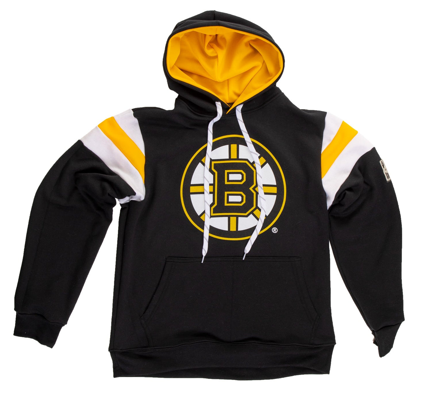 Boston Bruins Varsity Retro Style Hoodie - www.Shopthatapp.com