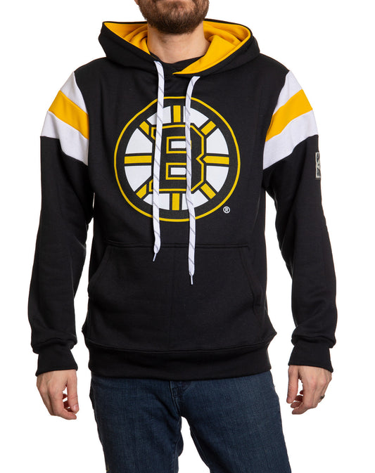 Boston Bruins Varsity Retro Style Hoodie - www.Shopthatapp.com