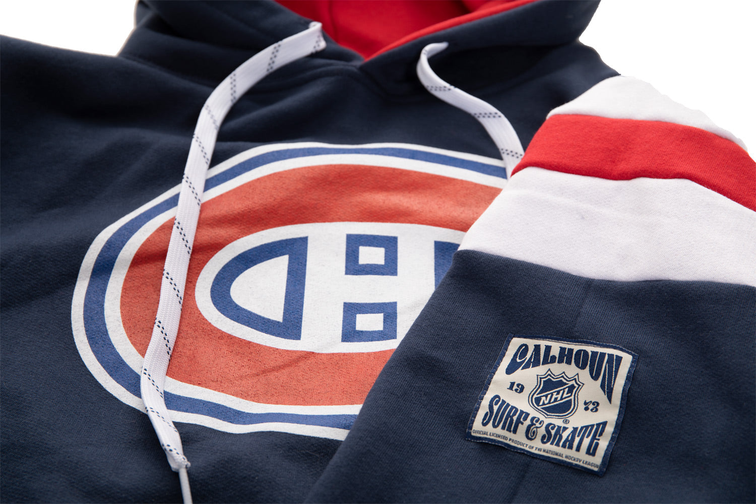 Montreal Canadiens Varsity Retro Style Hoodie - www.Shopthatapp.com