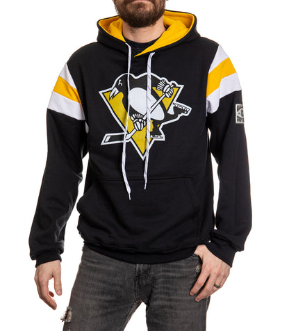 Pittsburgh Penguins Varsity Retro Style Hoodie - www.Shopthatapp.com
