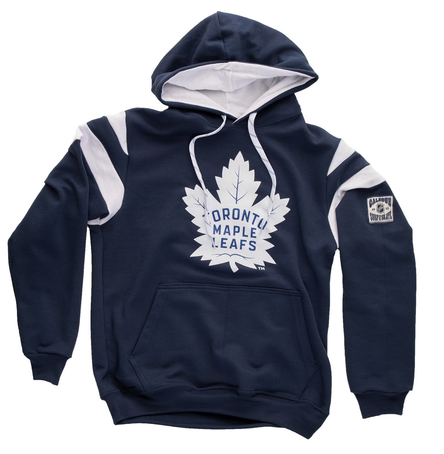 Toronto Maple Leafs Varsity Retro Style Hoodie - www.Shopthatapp.com