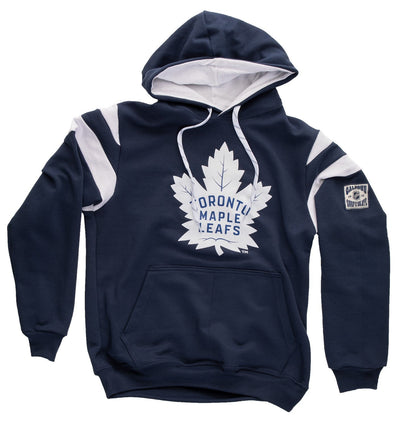 Toronto Maple Leafs Varsity Retro Style Hoodie - www.Shopthatapp.com