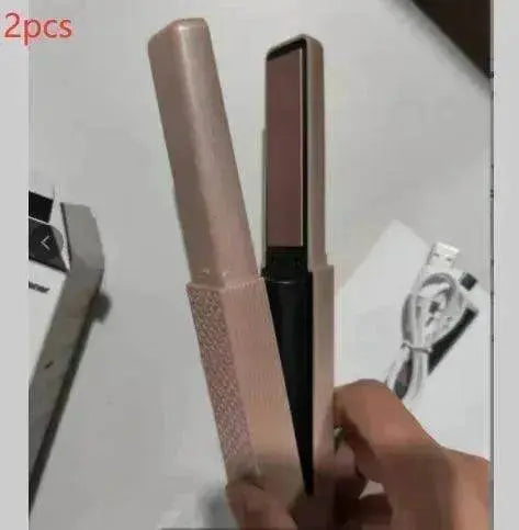 Hair Straightener Cordless Usb Hair Straightener Mini Ceramics Hair Curler 3 Constant Temperature Portable Flat Iron For Travel - www.Shopthatapp.com