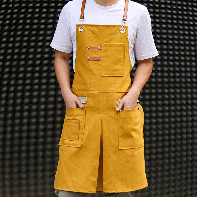 Hair Stylist Cake Shop Barista Men And Women Flower Shop Workwear Denim Apron Jeans - www.Shopthatapp.com #