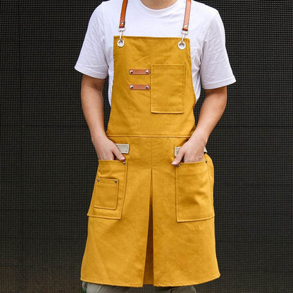 Hair Stylist Cake Shop Barista Men And Women Flower Shop Workwear Denim Apron Jeans - www.Shopthatapp.com #