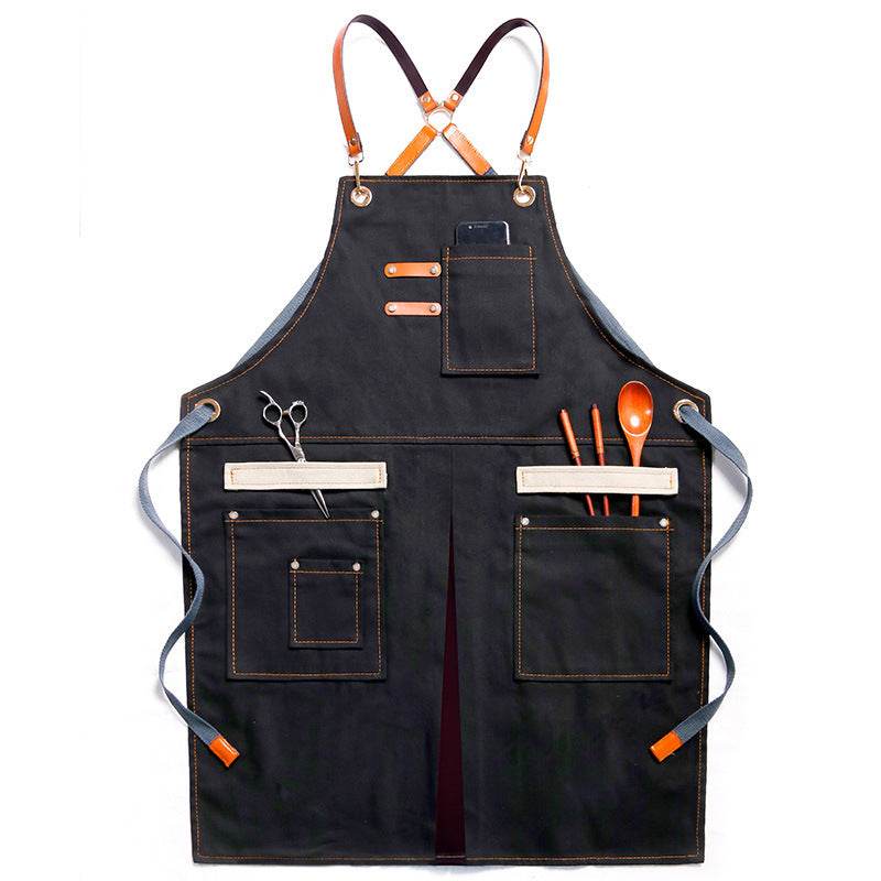 Hair Stylist Cake Shop Barista Men And Women Flower Shop Workwear Denim Apron Jeans - www.Shopthatapp.com #