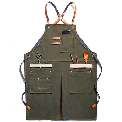 Hair Stylist Cake Shop Barista Men And Women Flower Shop Workwear Denim Apron Jeans - www.Shopthatapp.com #