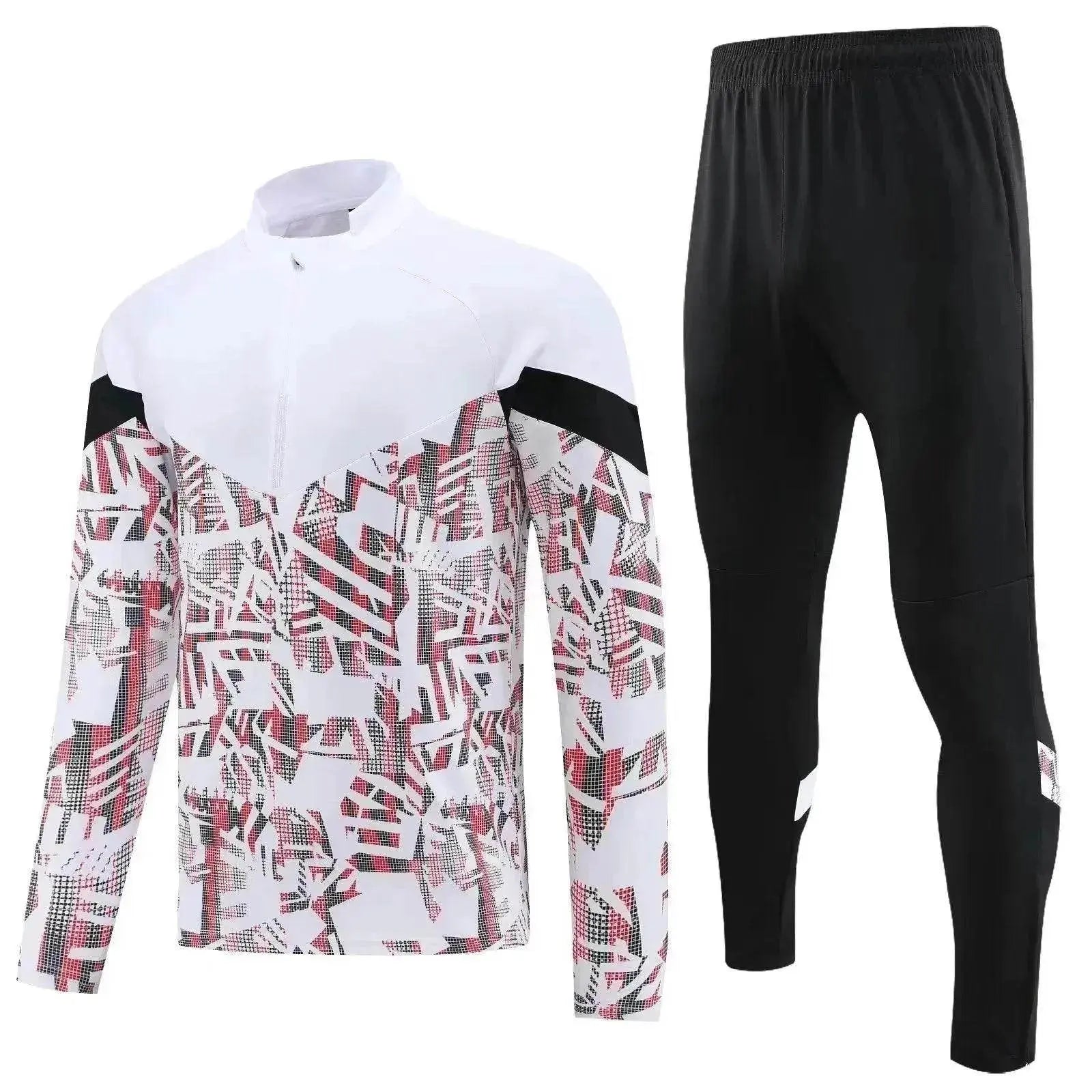 Half Pull Soccer Uniform Training Clothes Outfit - www.Shopthatapp.com