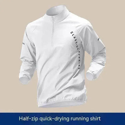 Half Zipper Sportswear Men's Long-sleeved Quick-drying Clothes - www.Shopthatapp.com