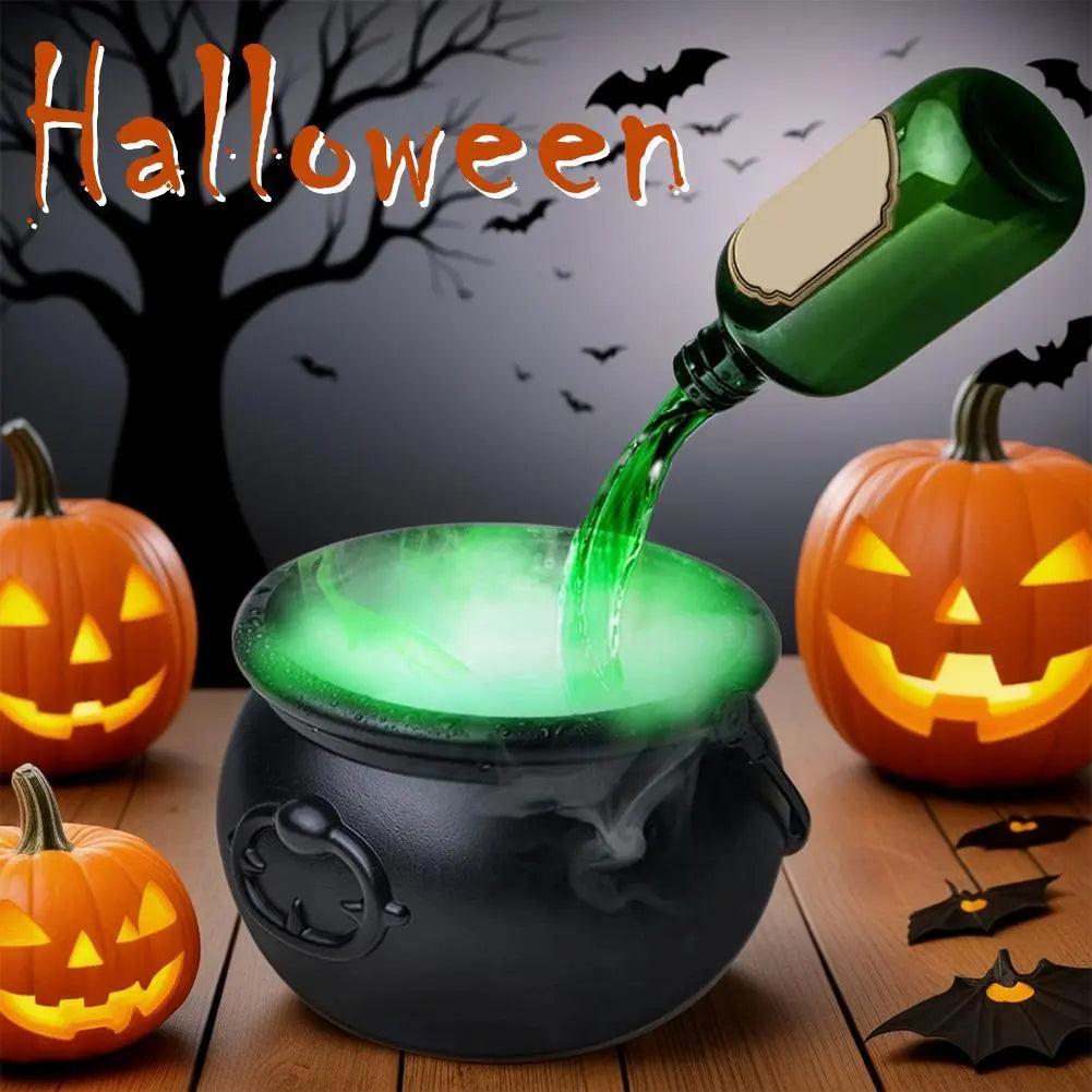 Halloween Black Wizard Bowl Magic Float Bottle And Diffuser Indoor Home Bar Magic Party Horror Ghost Props Halloween Decoration - www.Shopthatapp.com