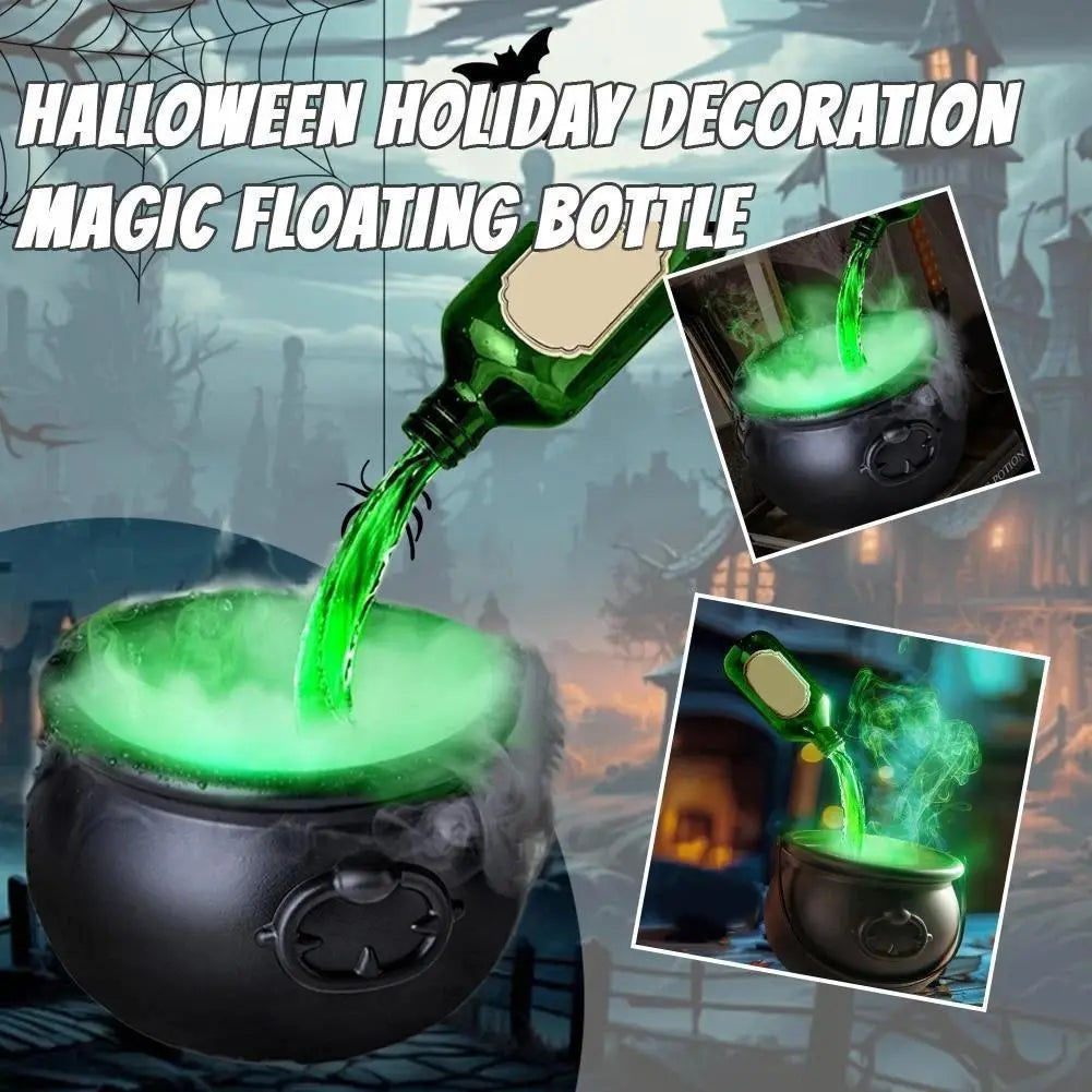 Halloween Black Wizard Bowl Magic Float Bottle And Diffuser Indoor Home Bar Magic Party Horror Ghost Props Halloween Decoration - www.Shopthatapp.com #
