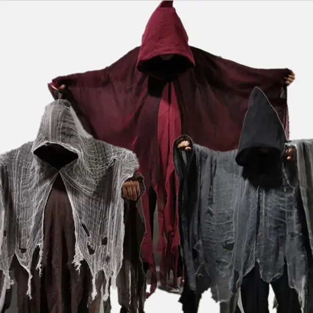 Halloween Cloak Cos Zombie Clothing Skull Cloak Props - www.Shopthatapp.com