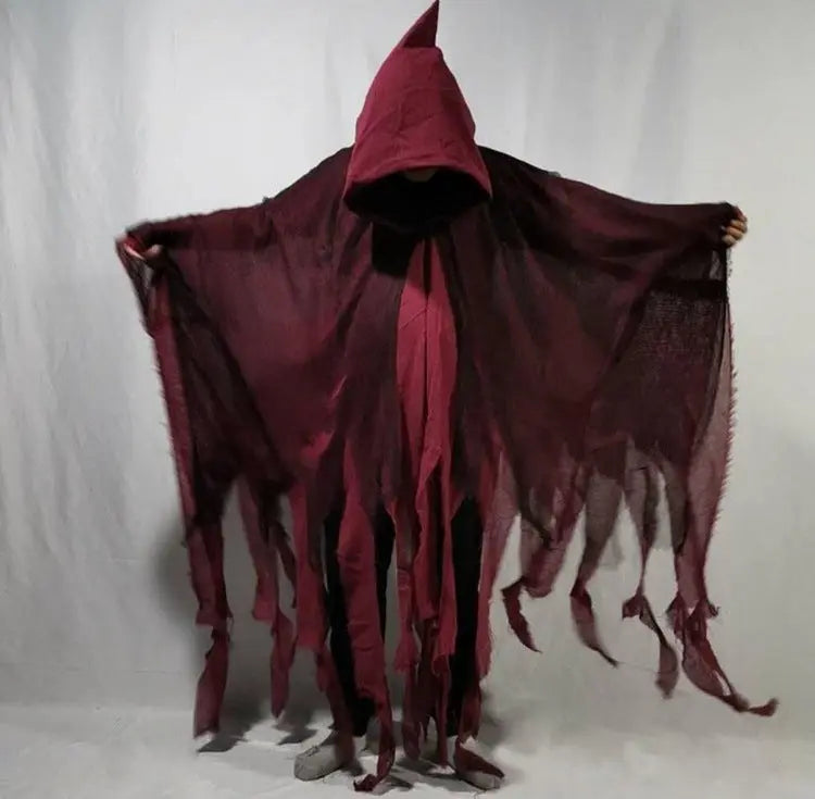 Halloween Cloak Cos Zombie Clothing Skull Cloak Props - www.Shopthatapp.com
