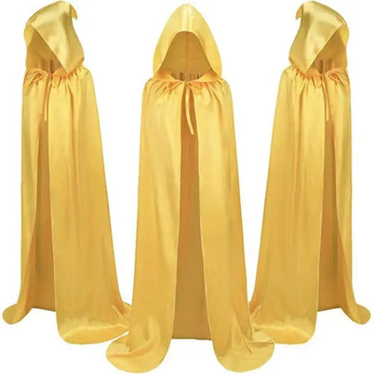 Halloween Cloak Costumes Wizard Cloak For Children Hooded Capes Mantle Black Party Decoration - www.Shopthatapp.com #