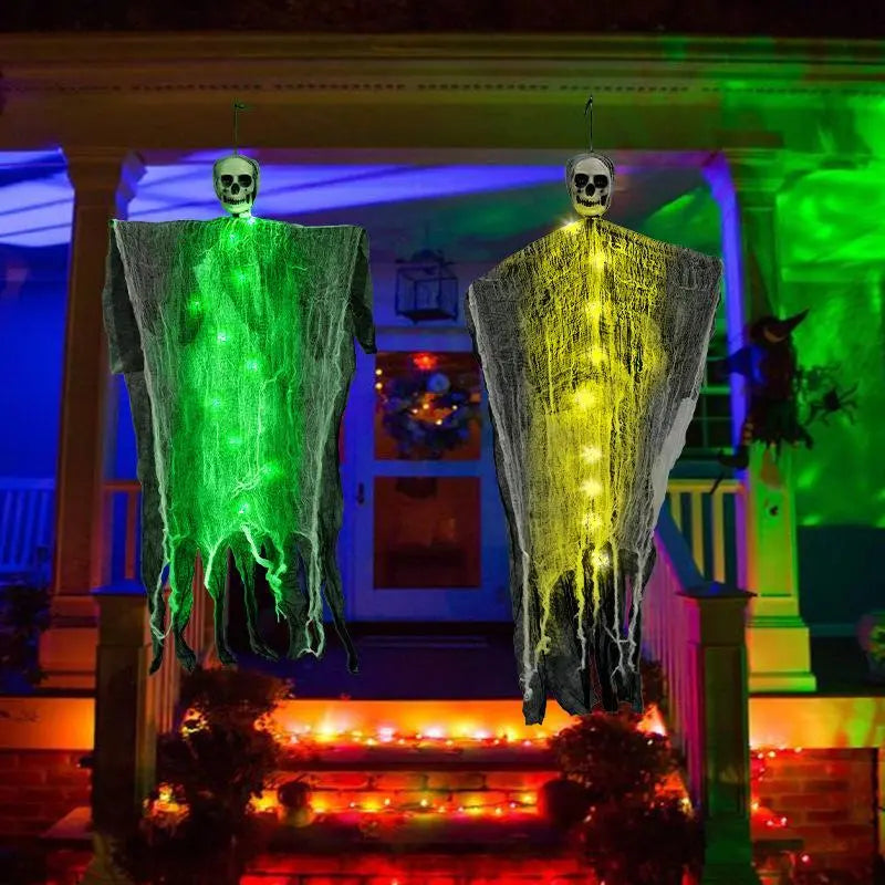Halloween Decorations Horror Hanging Ghost Skull Skeleton Prop Perfect For Home Outdoor Yard Party Supplies Festival Decorations - www.Shopthatapp.com