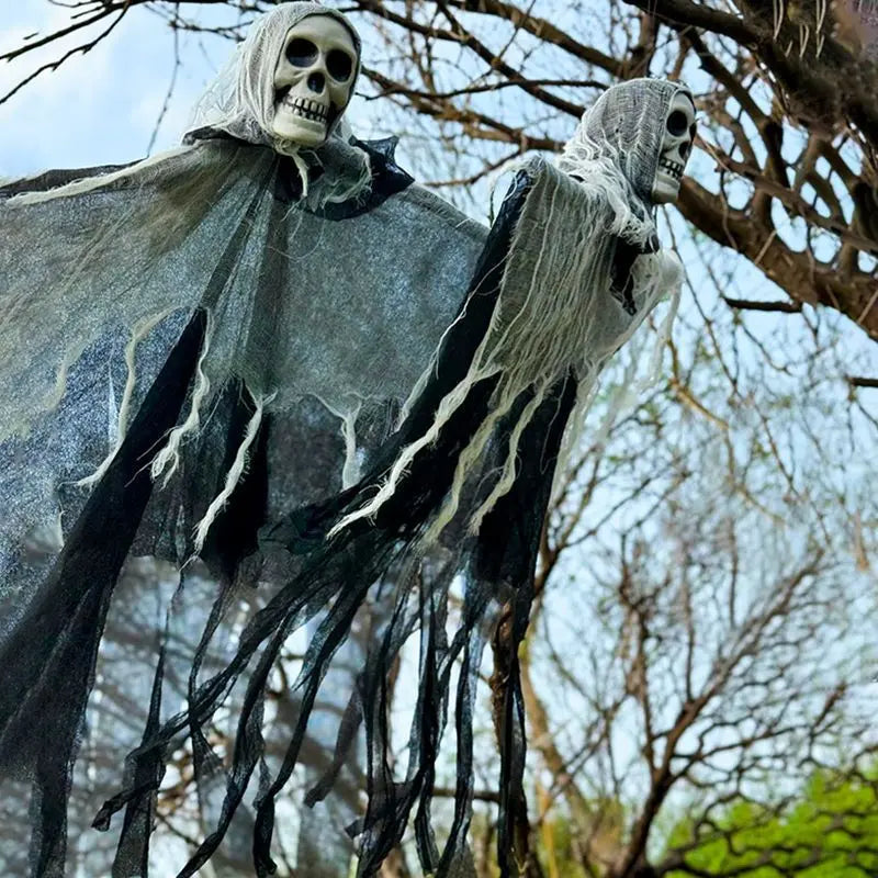 Halloween Decorations Horror Hanging Ghost Skull Skeleton Prop Perfect For Home Outdoor Yard Party Supplies Festival Decorations - www.Shopthatapp.com