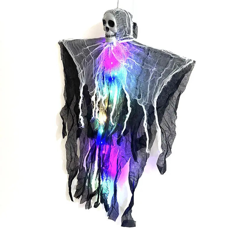 Halloween Decorations Horror Hanging Ghost Skull Skeleton Prop Perfect For Home Outdoor Yard Party Supplies Festival Decorations - www.Shopthatapp.com