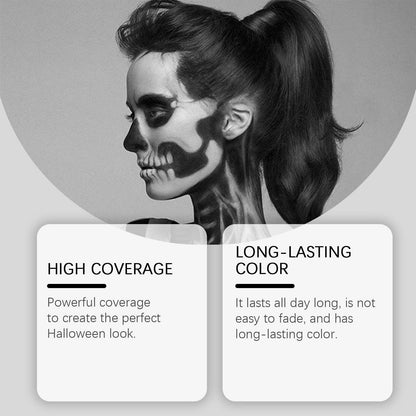 Halloween Face Colored Drawing Crayon Suit - www.Shopthatapp.com #