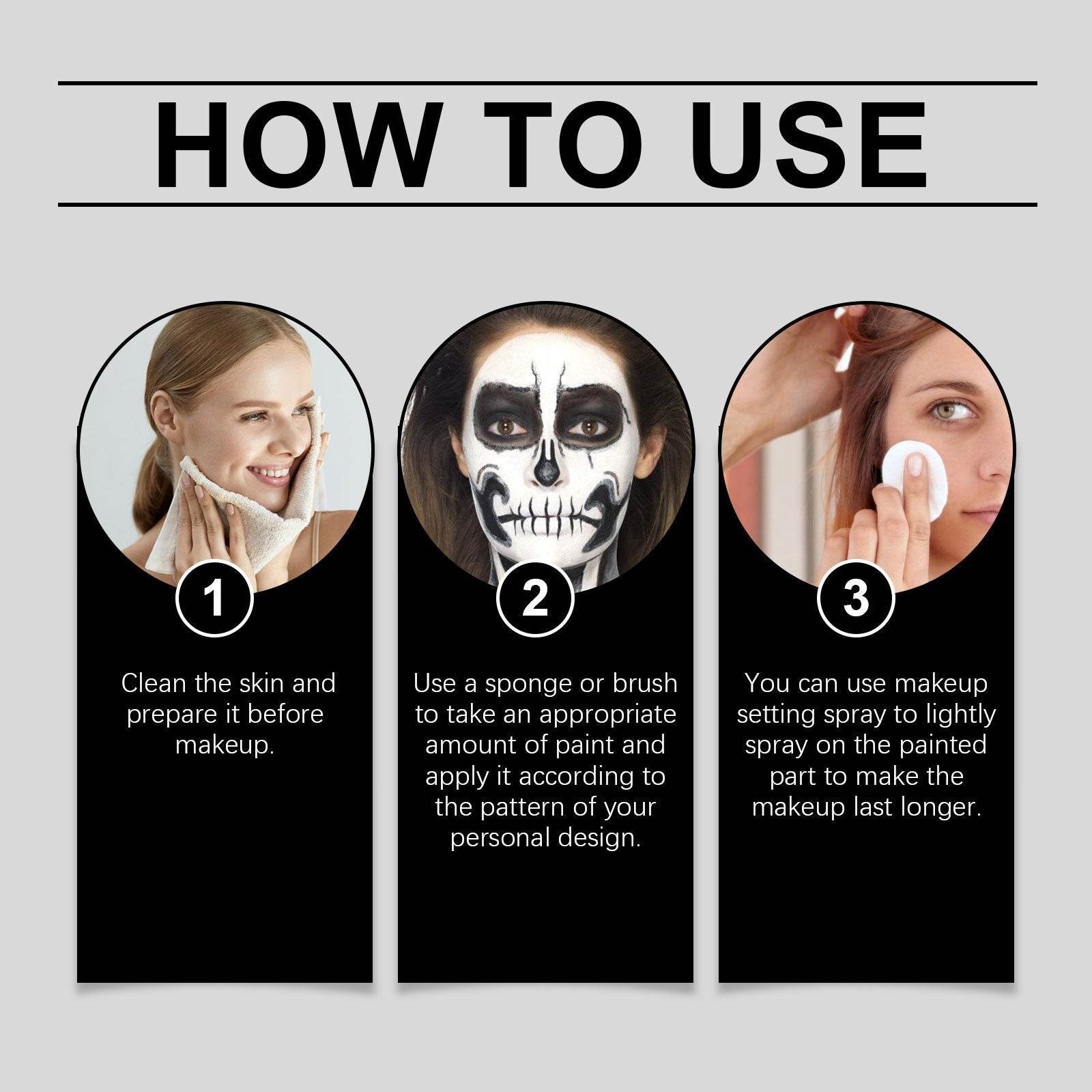 Halloween Face Colored Drawing Crayon Suit - www.Shopthatapp.com #