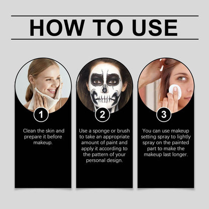 Halloween Face Colored Drawing Crayon Suit - www.Shopthatapp.com #