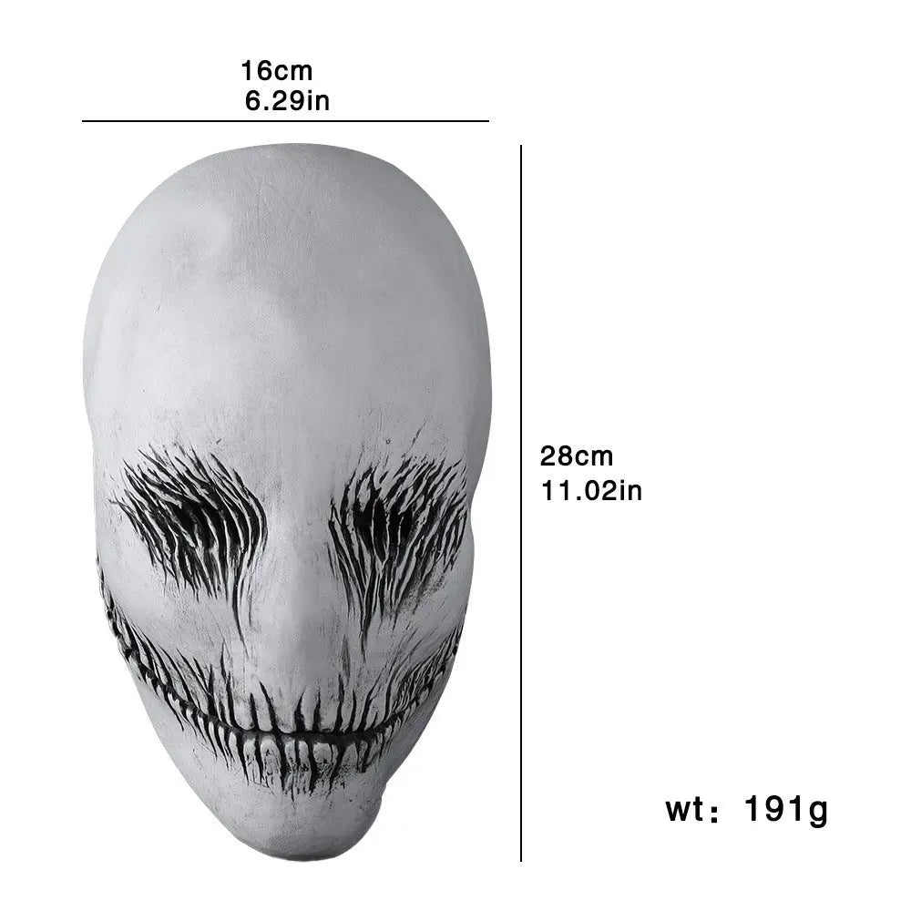 Halloween Ghost Latex Mask Masquerade Party Horror Headgear - www.Shopthatapp.com