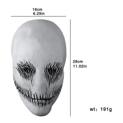 Halloween Ghost Latex Mask Masquerade Party Horror Headgear - www.Shopthatapp.com #