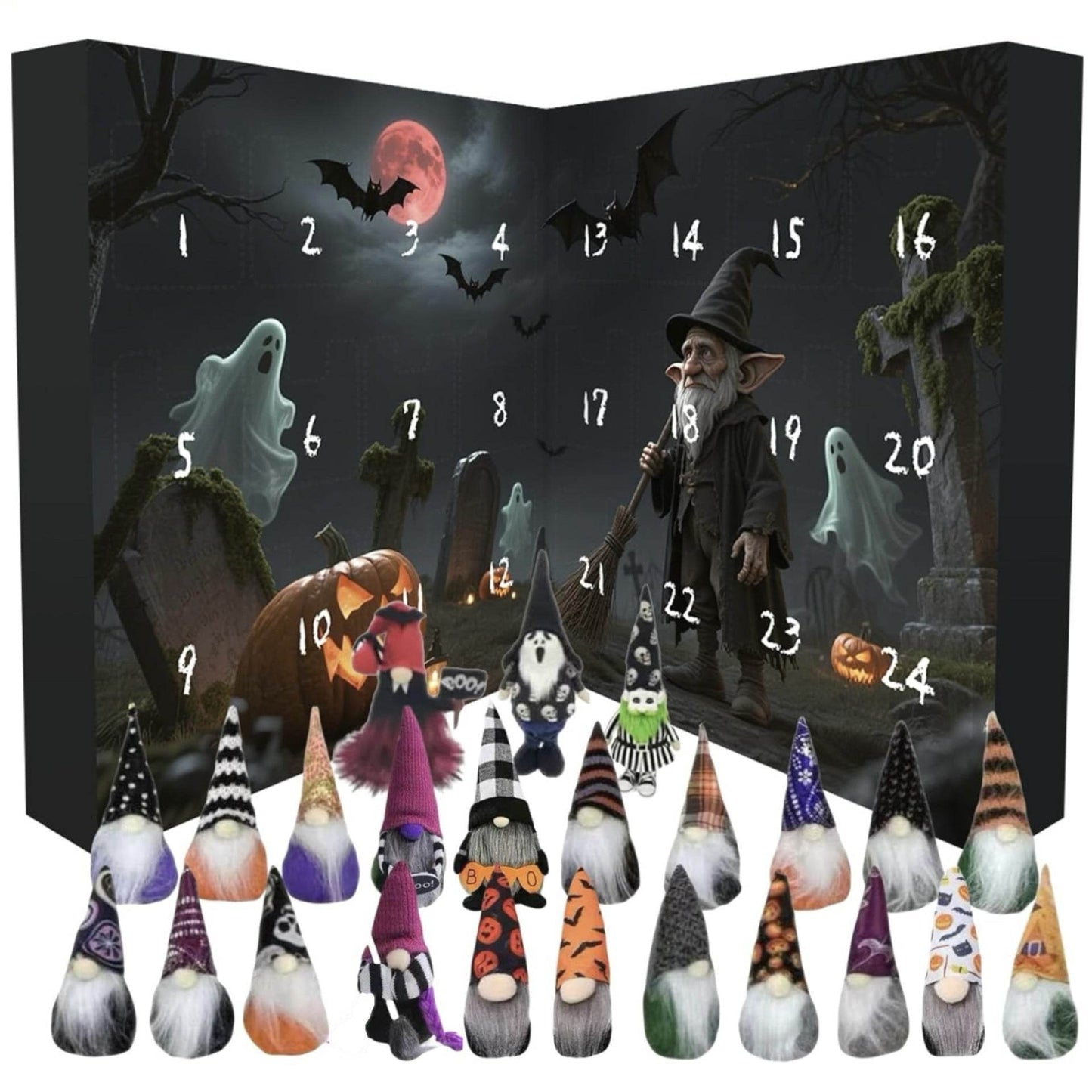 Halloween Holiday Calendar Countdown Blind Box - www.Shopthatapp.com #