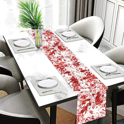 Halloween Horror Bloody Hand Printed Tablecloth Decoration - www.Shopthatapp.com