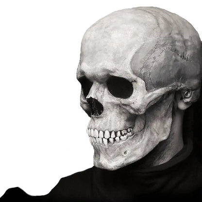 Halloween Movable Mouth Skull Mask Helmet Mouth Movable Skull Full Head Skull Mask - www.Shopthatapp.com