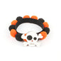 Halloween Pet Fur Ball Collar Pumpkin Accessories - www.Shopthatapp.com