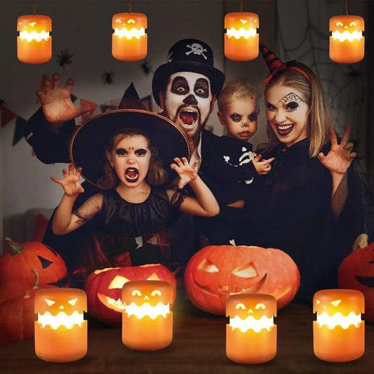 Halloween Pumpkin Lamp Foldable Portable Small Night Lamp - www.Shopthatapp.com