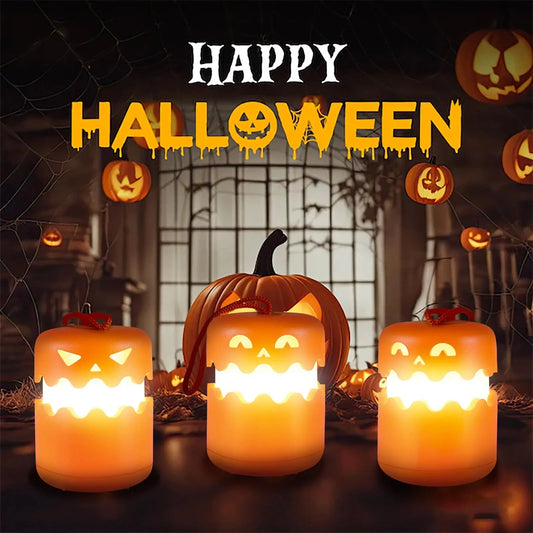 Halloween Pumpkin Lamp Foldable Portable Small Night Lamp - www.Shopthatapp.com #