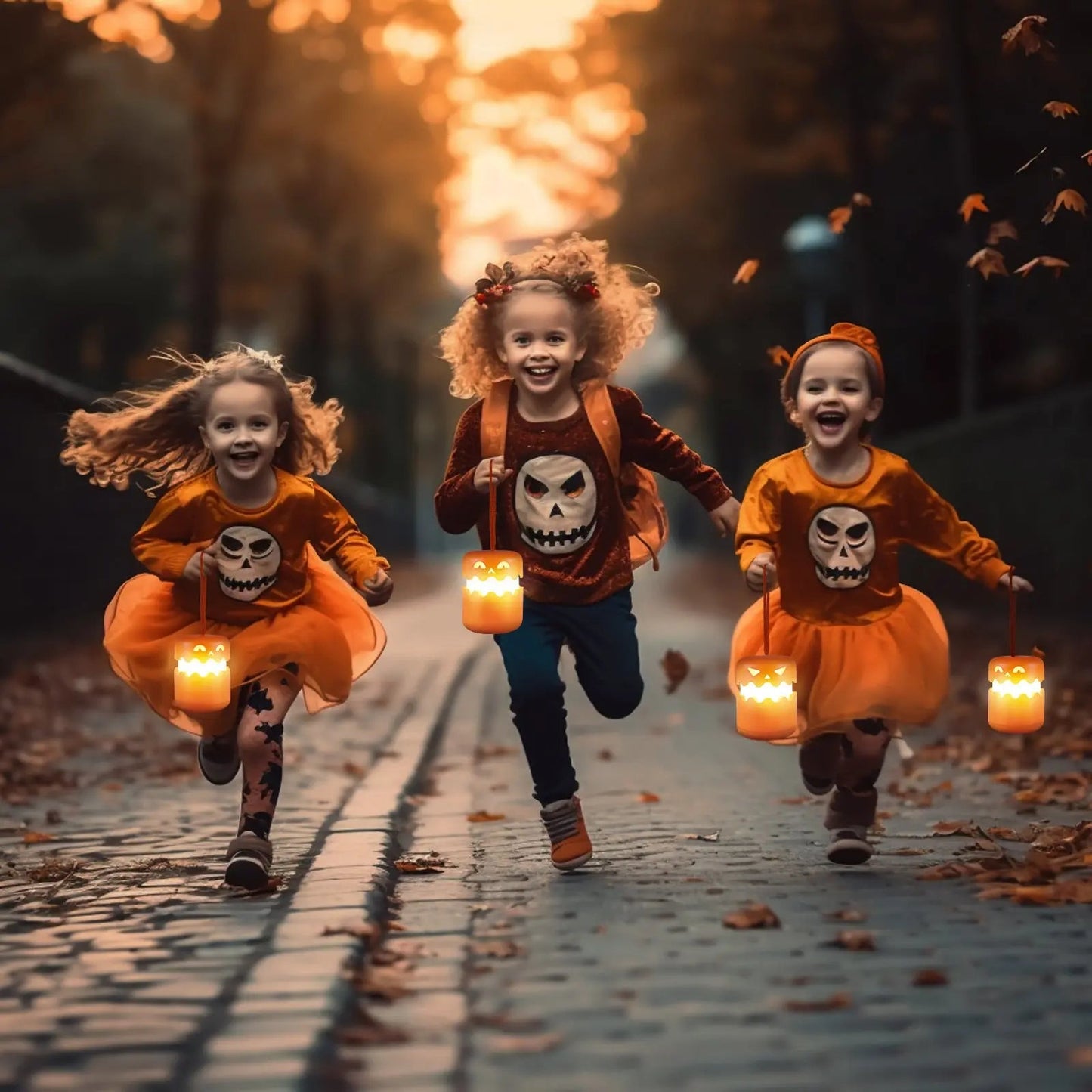 Halloween Pumpkin Lamp Foldable Portable Small Night Lamp - www.Shopthatapp.com #