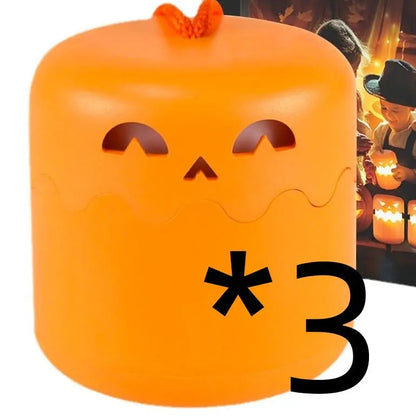 Halloween Pumpkin Lamp Foldable Portable Small Night Lamp - www.Shopthatapp.com #