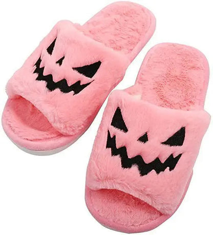 Halloween Shoes Winter Cute Warm Home Slippers Women - www.Shopthatapp.com
