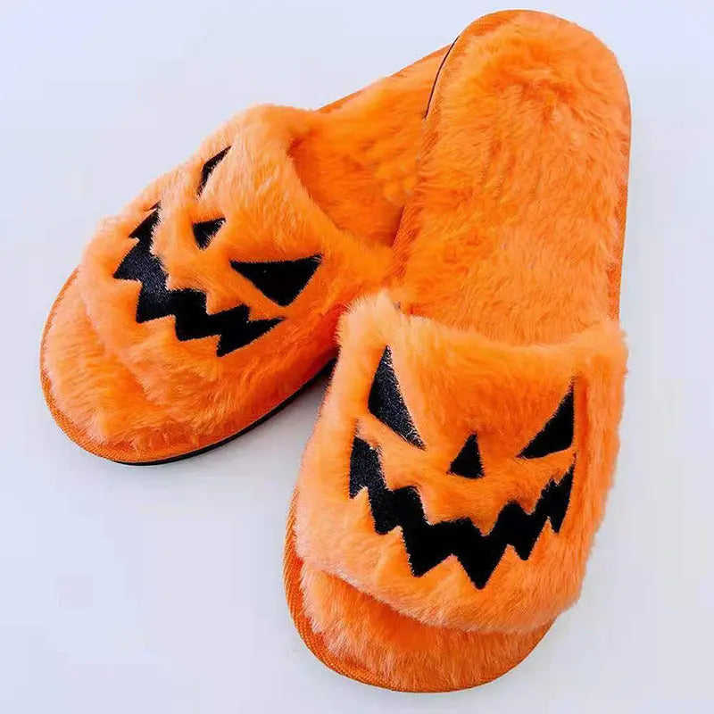 Halloween Shoes Winter Cute Warm Home Slippers Women - www.Shopthatapp.com