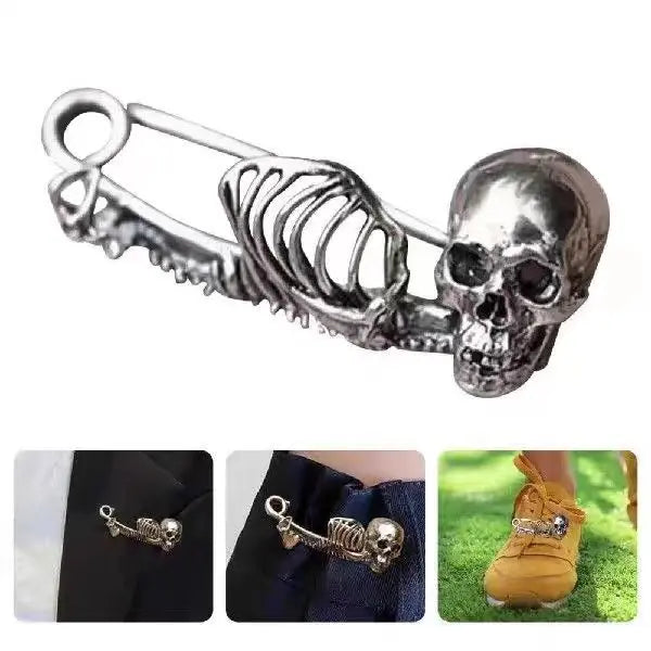 Halloween Vintage Skull Pin Clothes Brooch - www.Shopthatapp.com #
