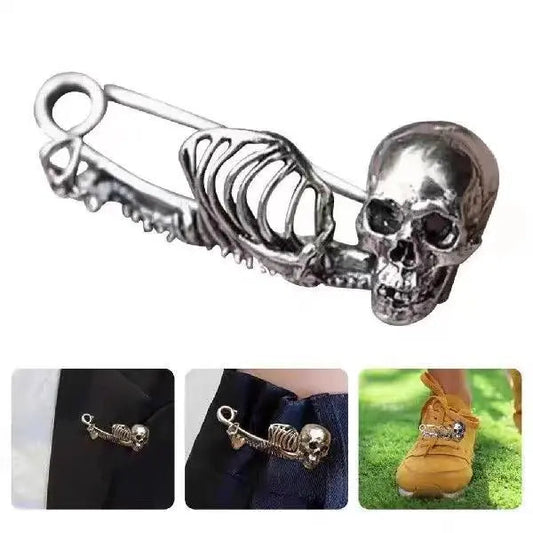 Halloween Vintage Skull Pin Clothes Brooch - www.Shopthatapp.com #