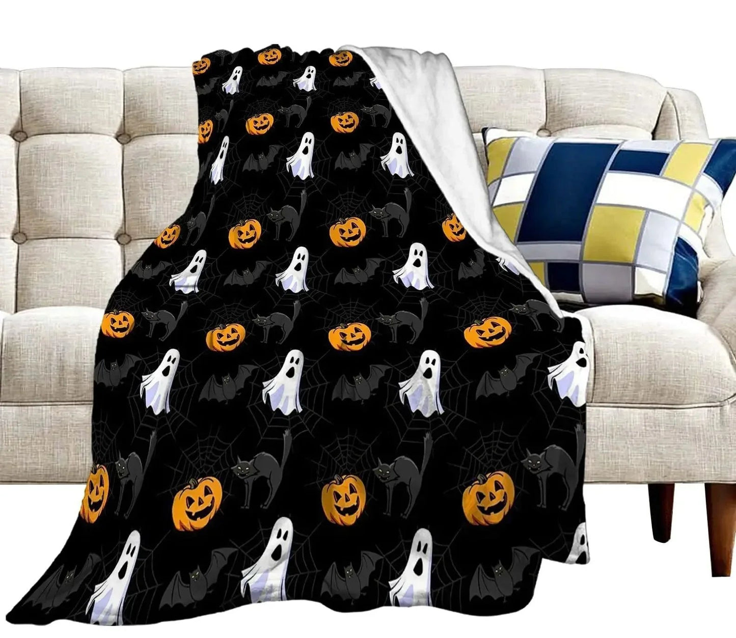 Halloween Witch Blanket Flannel Blanket - www.Shopthatapp.com #