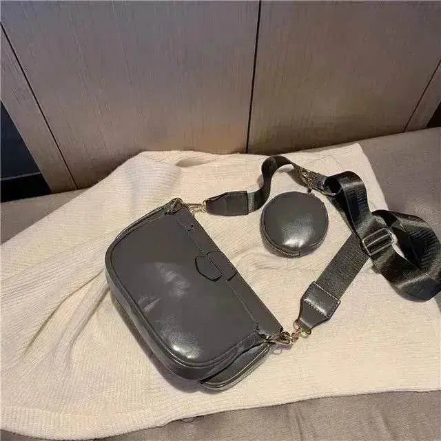 Hand Bag set Black College Luxury Bags For Women - www.Shopthatapp.com