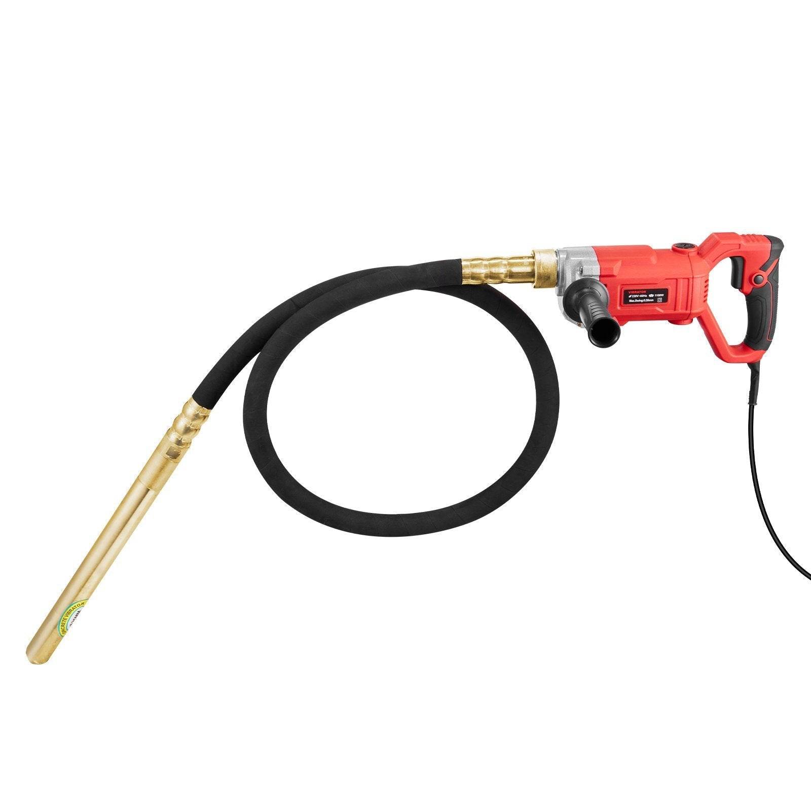 Handheld Concrete Vibrator, 800W Electric Vibrator 13000 VPM - www.Shopthatapp.com #