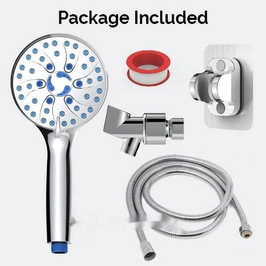Handheld With 2 Gear Spray Gun 5 Gear Supercharged Shower - www.Shopthatapp.com #