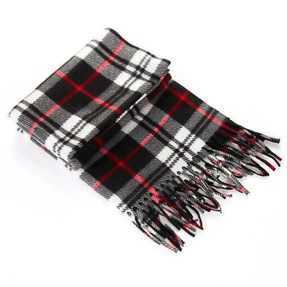 Handmade Autumn And Winter Velvet Fleece Plaid Scarf - www.Shopthatapp.com #