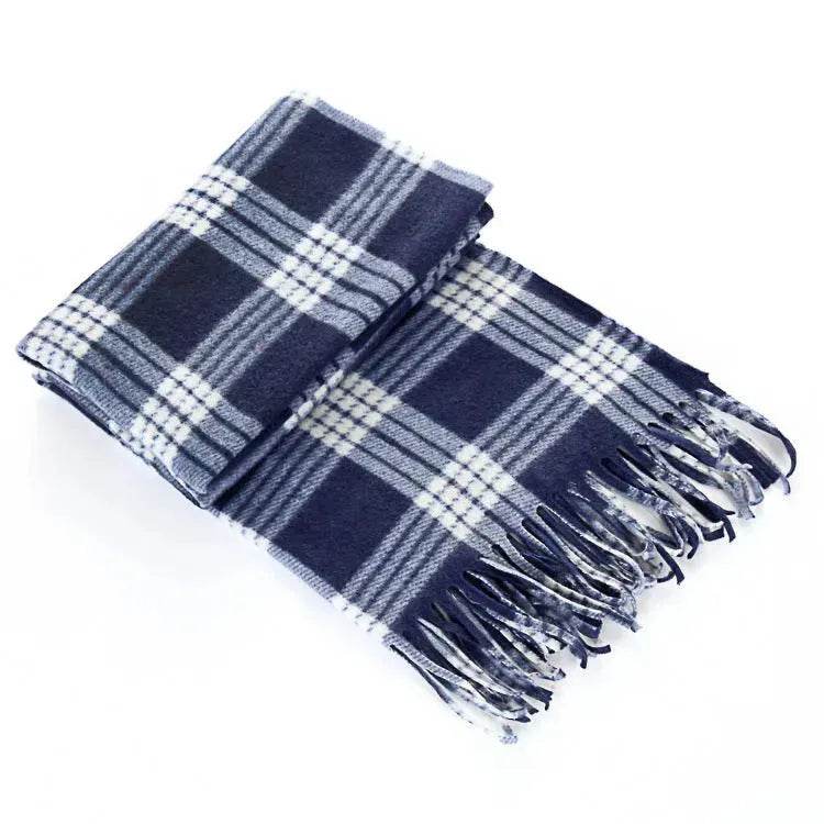 Handmade Autumn And Winter Velvet Fleece Plaid Scarf - www.Shopthatapp.com #