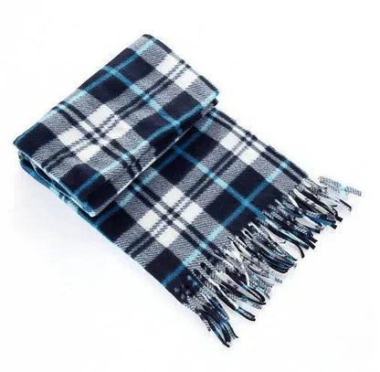 Handmade Autumn And Winter Velvet Fleece Plaid Scarf - www.Shopthatapp.com #