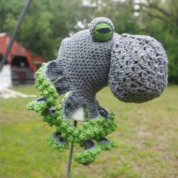 Handmade Knitted Crotchet Octopus Headgear for Men and Women - www.Shopthatapp.com #