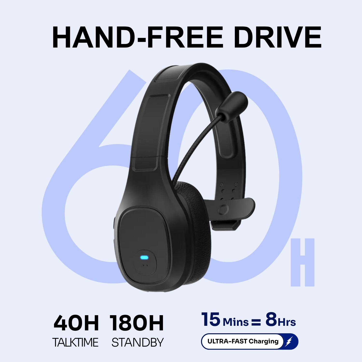 LDAS Trucker Bluetooth Headset TH11 - www.Shopthatapp.com