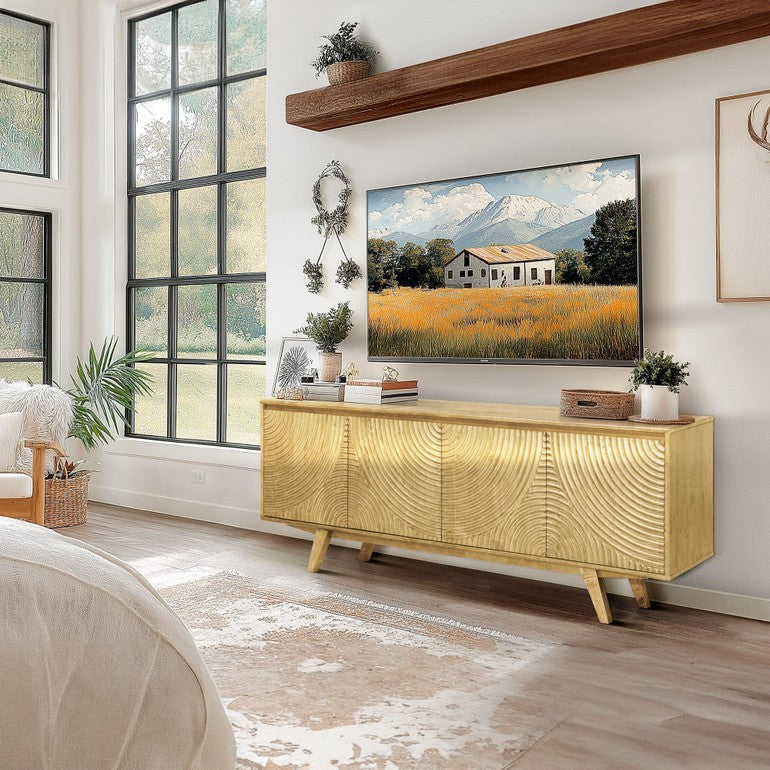 Harmony TV Stand with Storage for TVs up to 80" - www.Shopthatapp.com